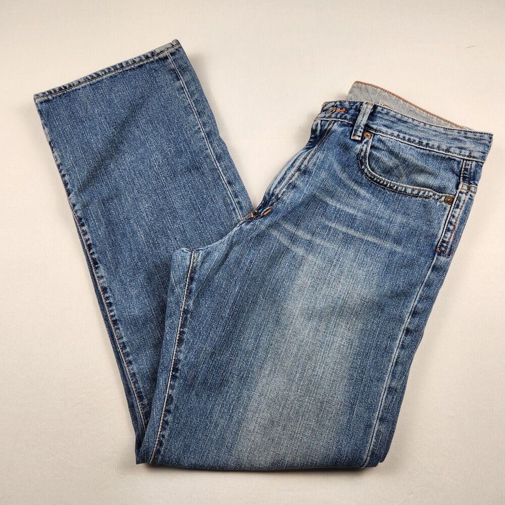 VTG X2 Men's 36x34 Relaxed M42 Bootcut Baggy Skater Y2K Denim Laboratory Casual